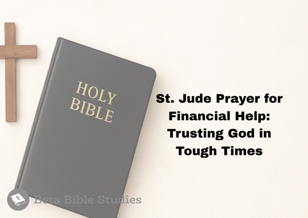 St. Jude Prayer for Financial Help: Trusting God in Tough Times st jude prayer for financial help