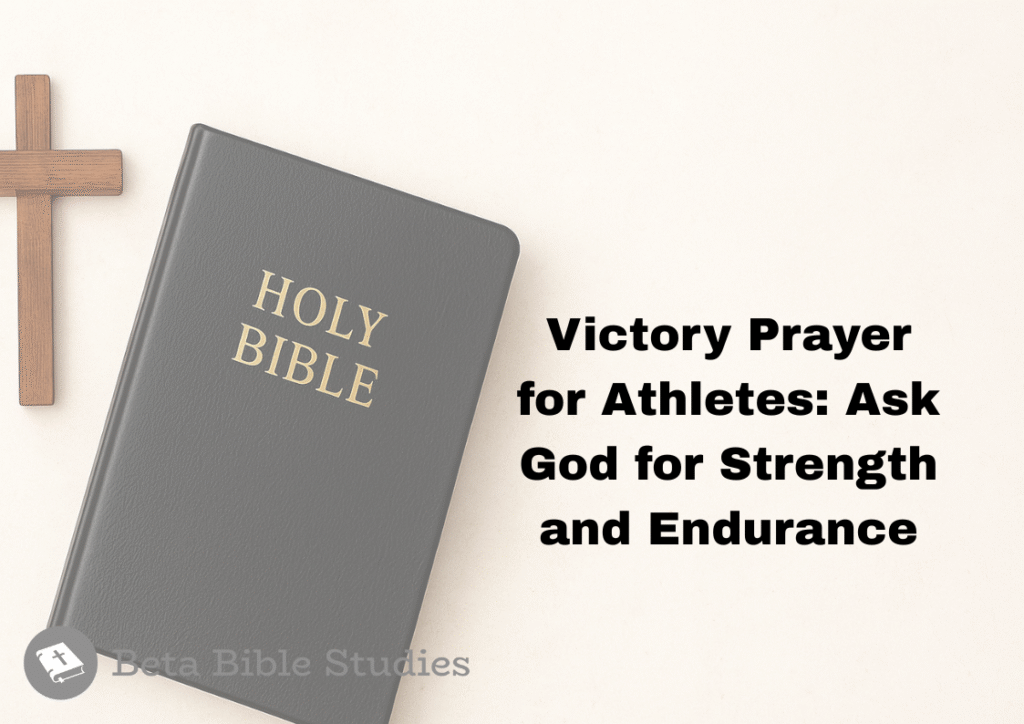 prayer for athletes